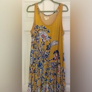 Maeve Anthropologie Tiered Maxi Sunshine Dress Size XL